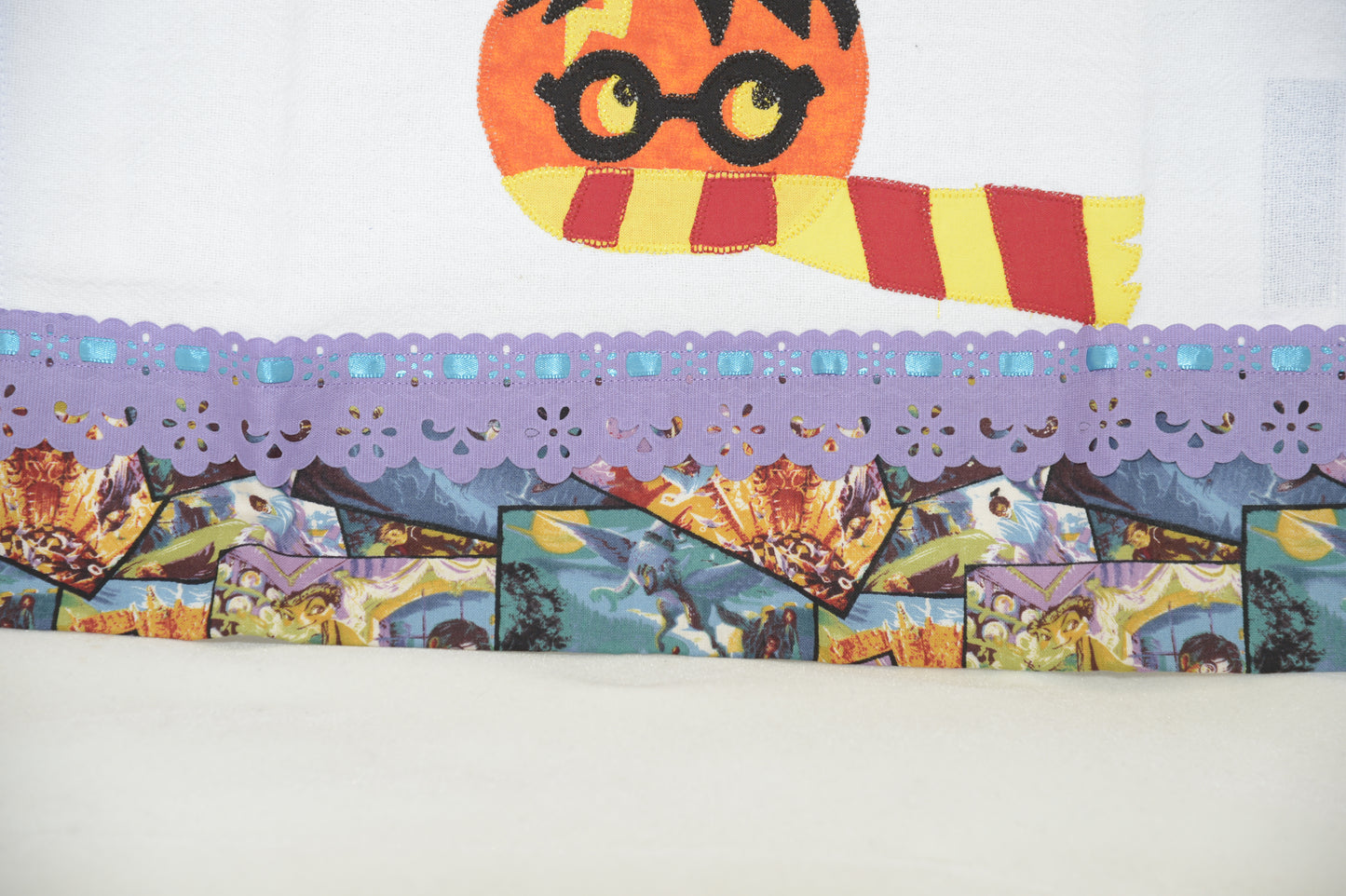 Tea Towel Harry Potter Pumpkin Happy Halloween Muggles