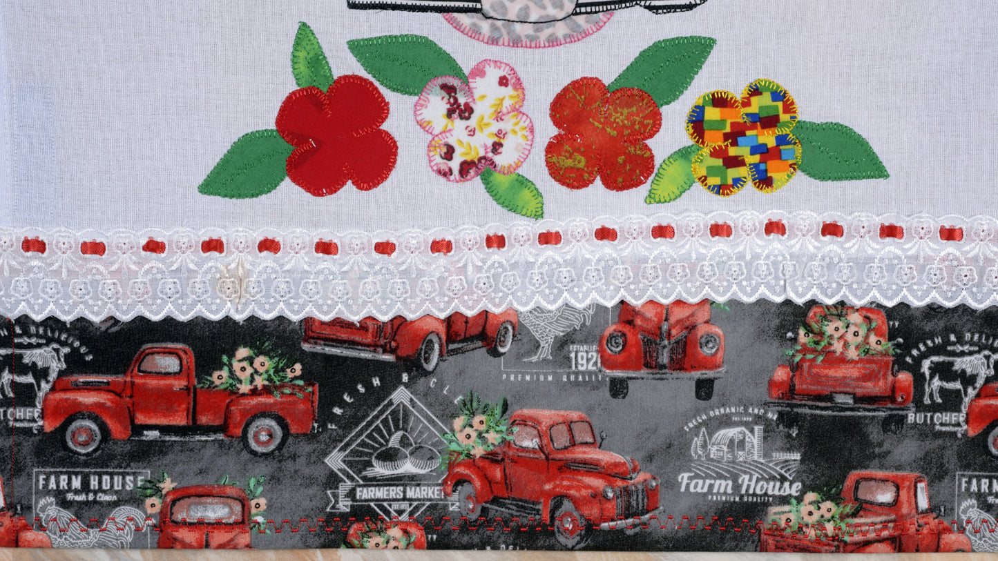 Tea Towel Farmhouse Cow cooking