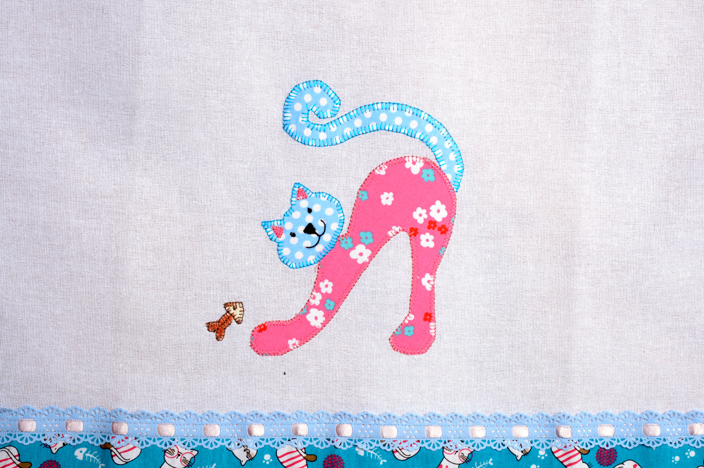 Tea Towel Artistic Cat