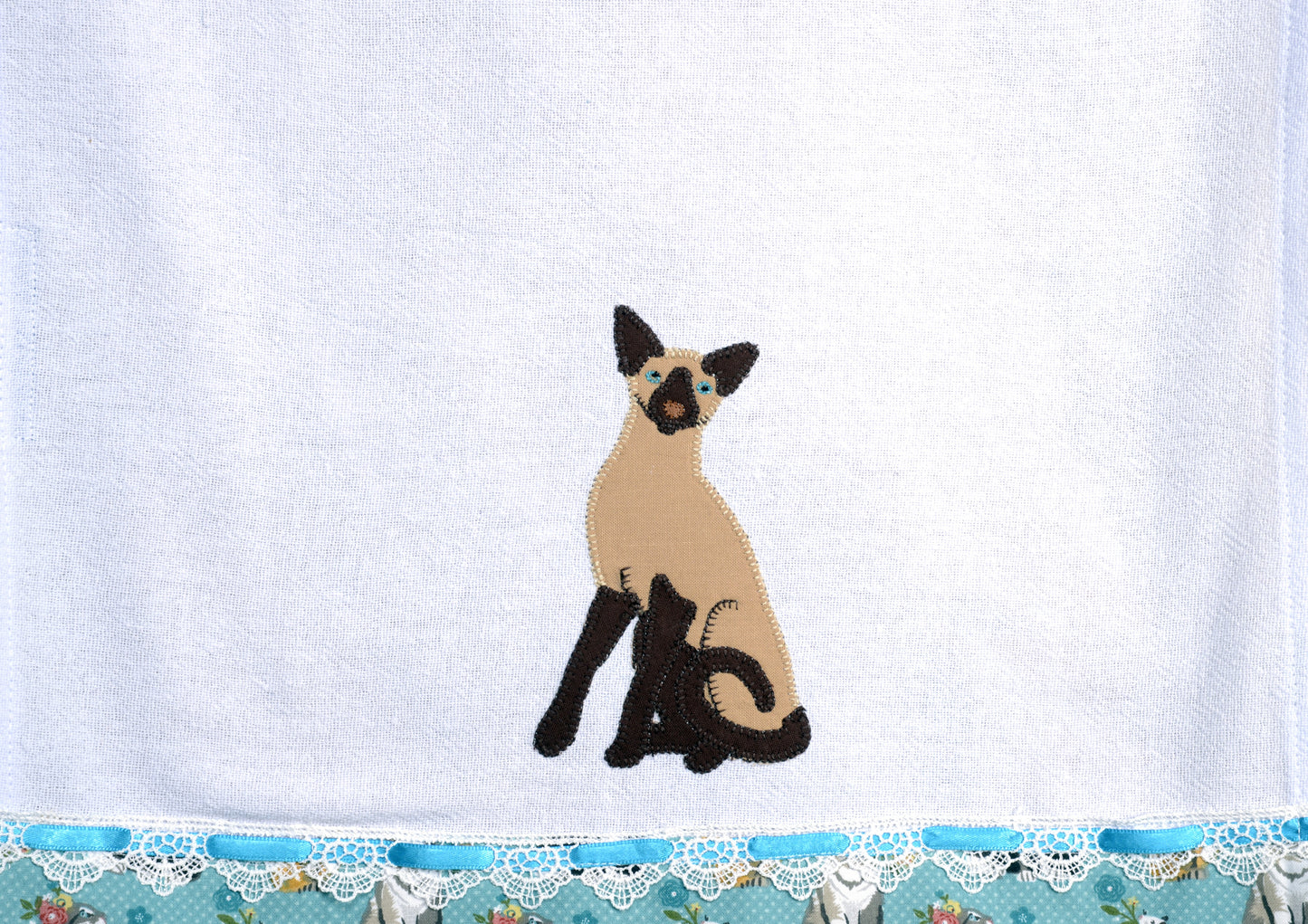 Tea Towel Siamese cat