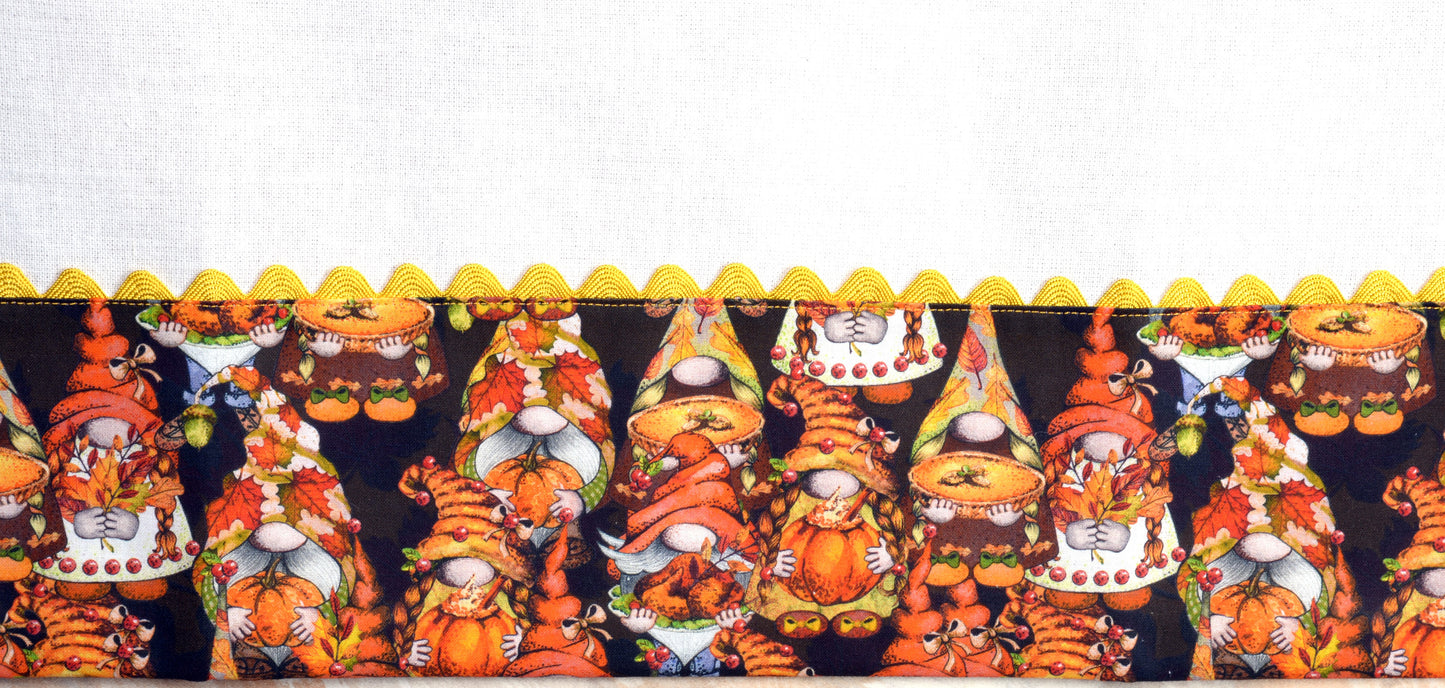 Tea Towel Happy Fall Gnomes simple