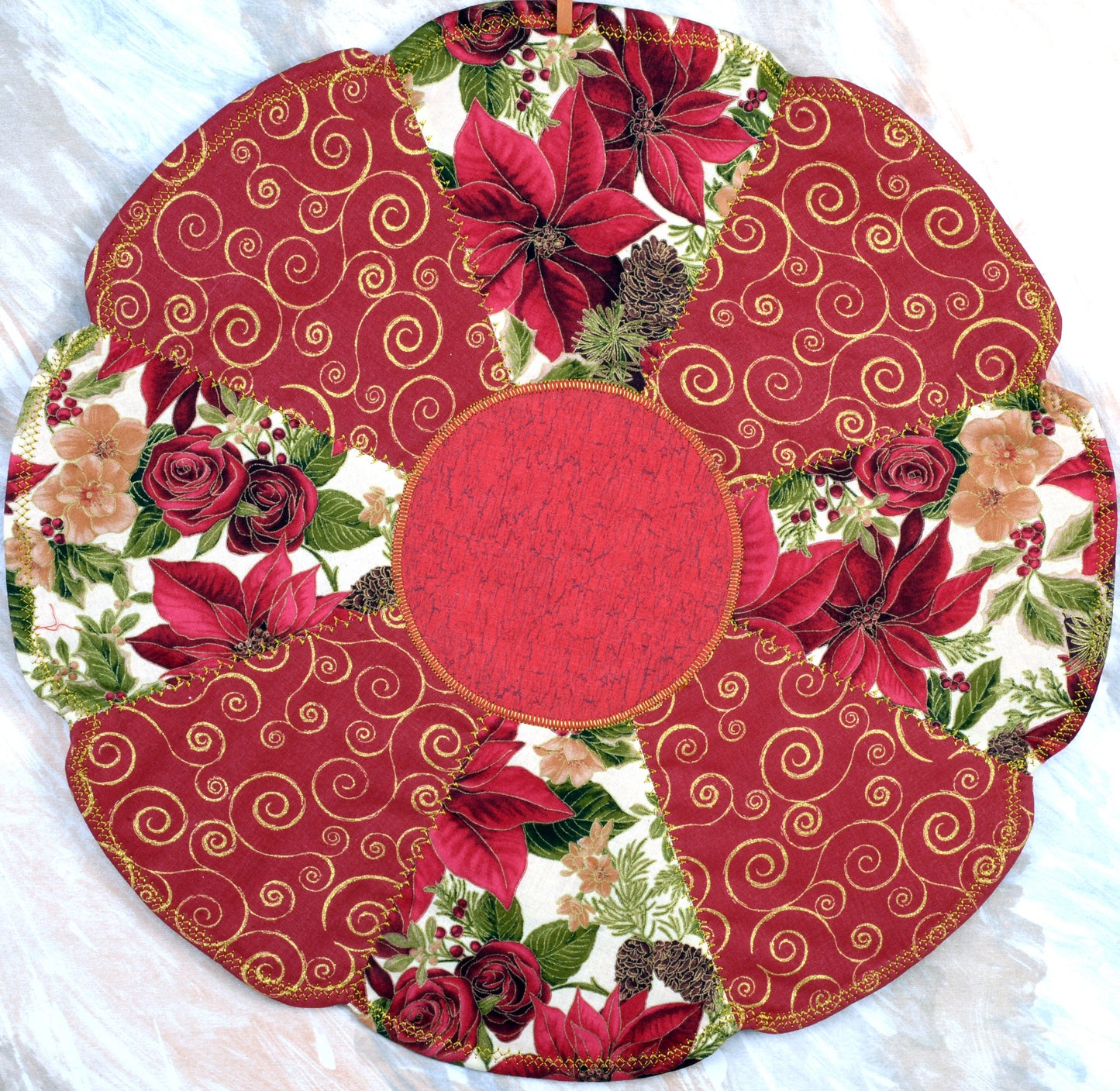 Christmas rounded Placemats set of 4