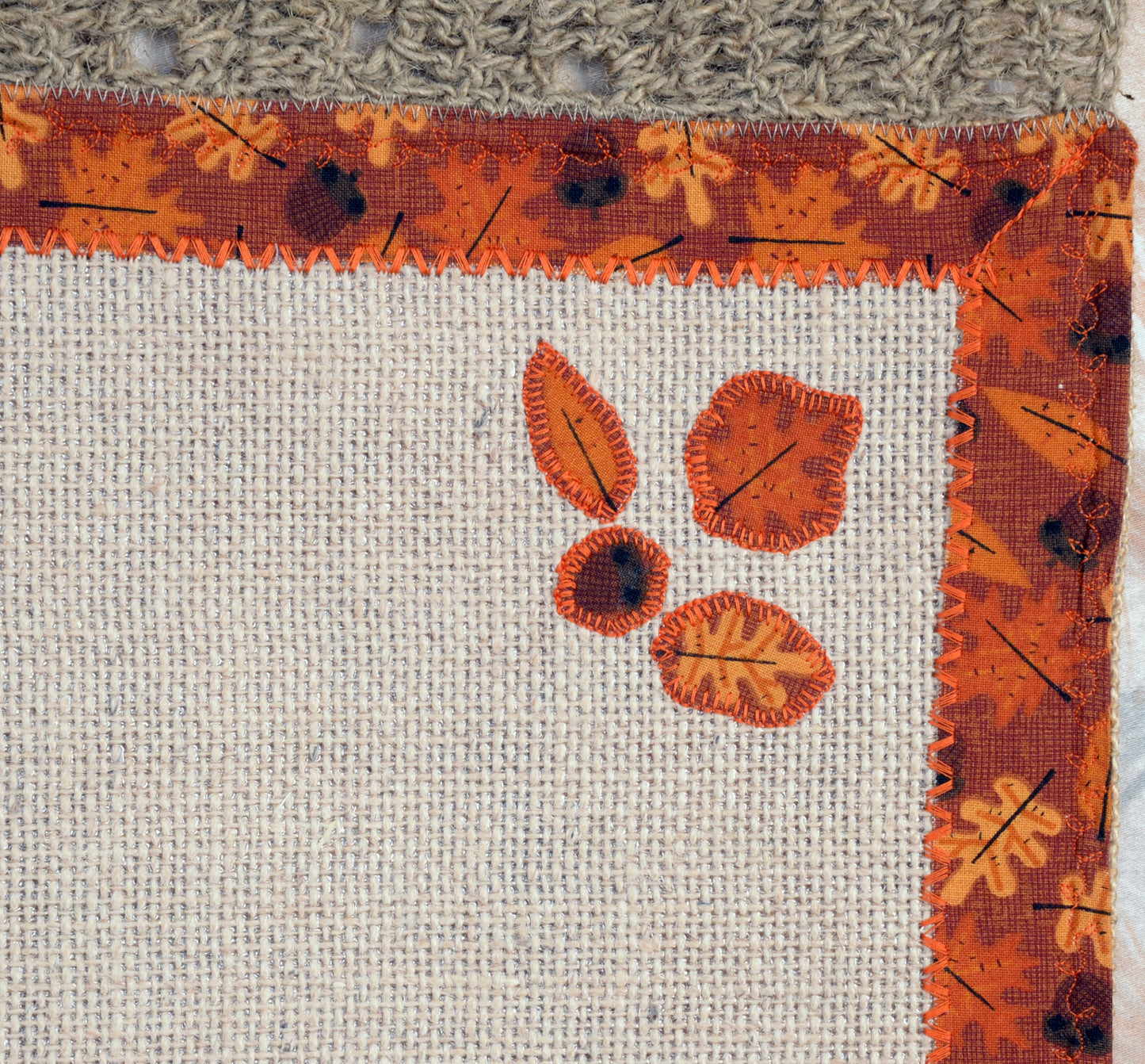 Burlap Farmhouse Style Table Runner