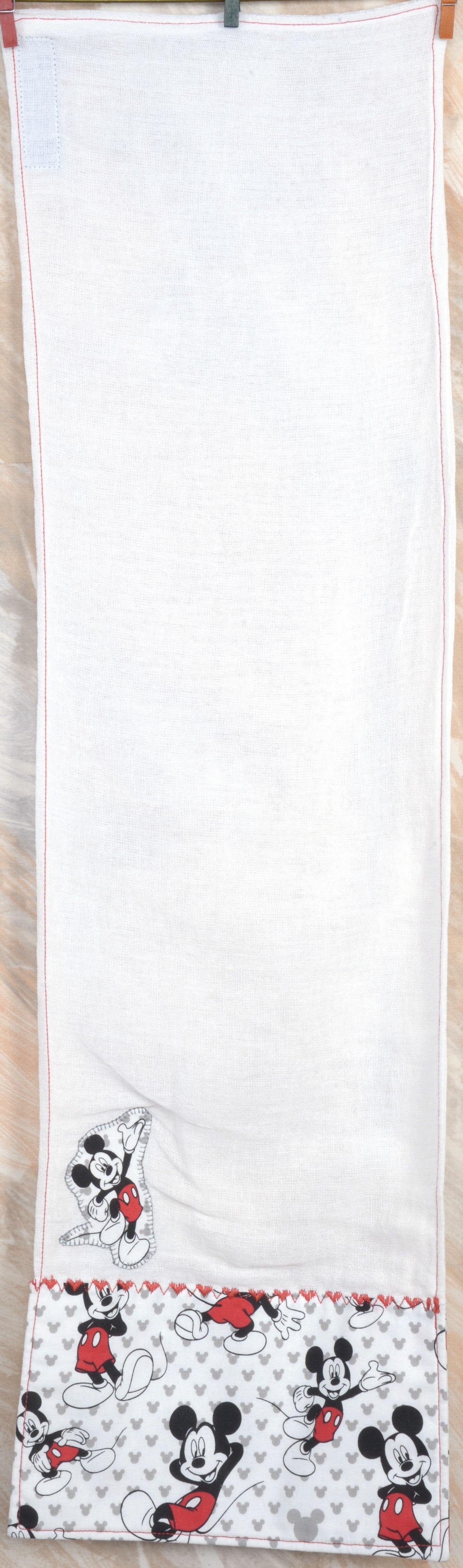 Baby Burp Cloth - Mickey Mouse