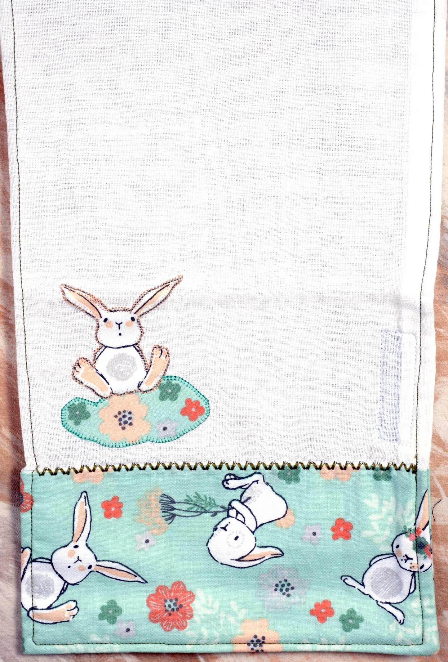 Baby Burp Cloth - Bunny