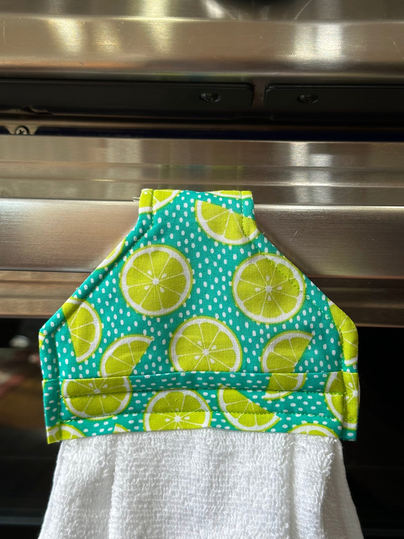 Hanging Towel - Lime Themed