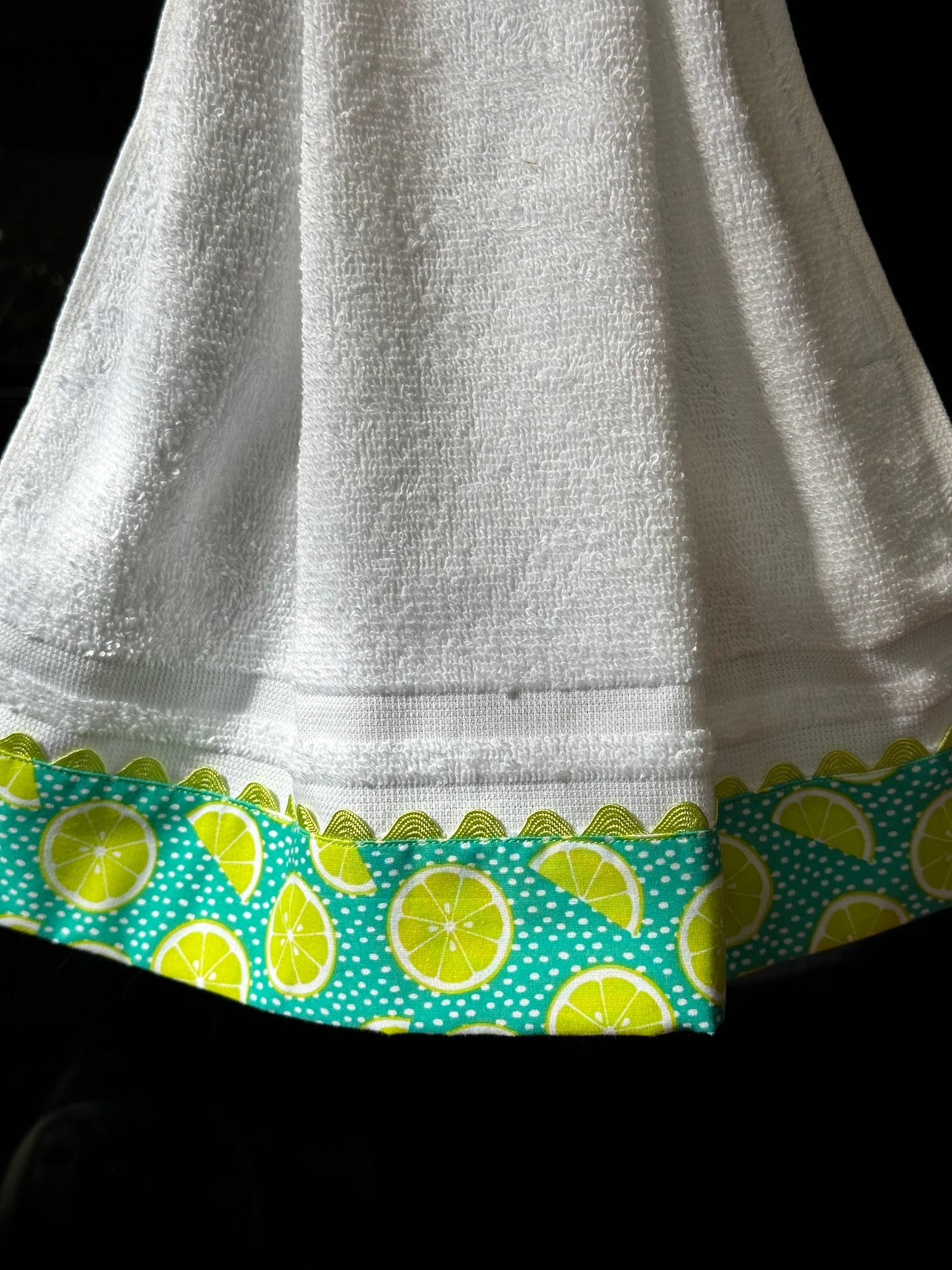 Hanging Towel - Lime Themed