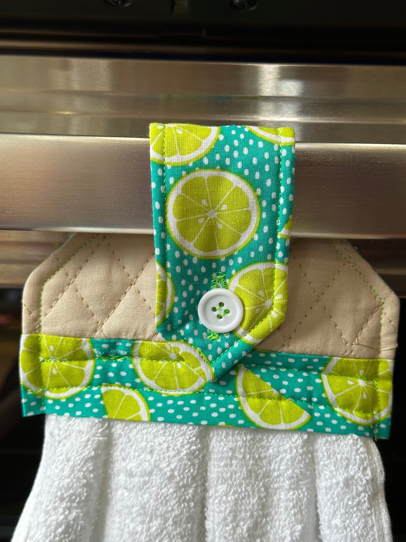 Hanging Towel - Lime Themed
