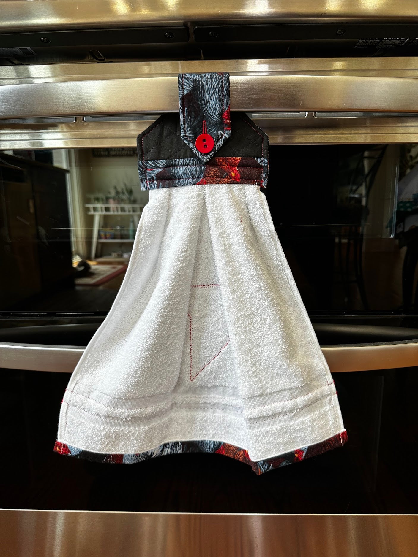 Hanging Towel - Roosters and Chickens