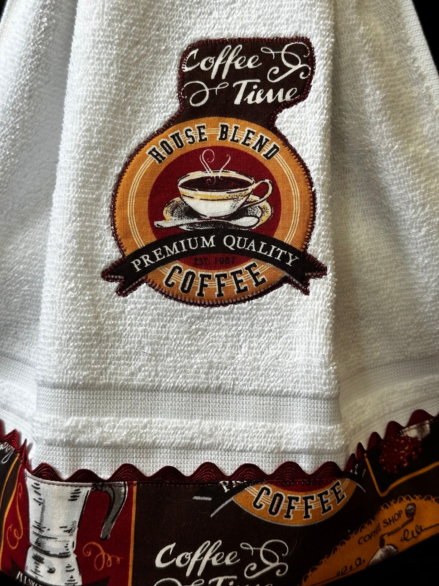 Hanging Towel - Coffee Time