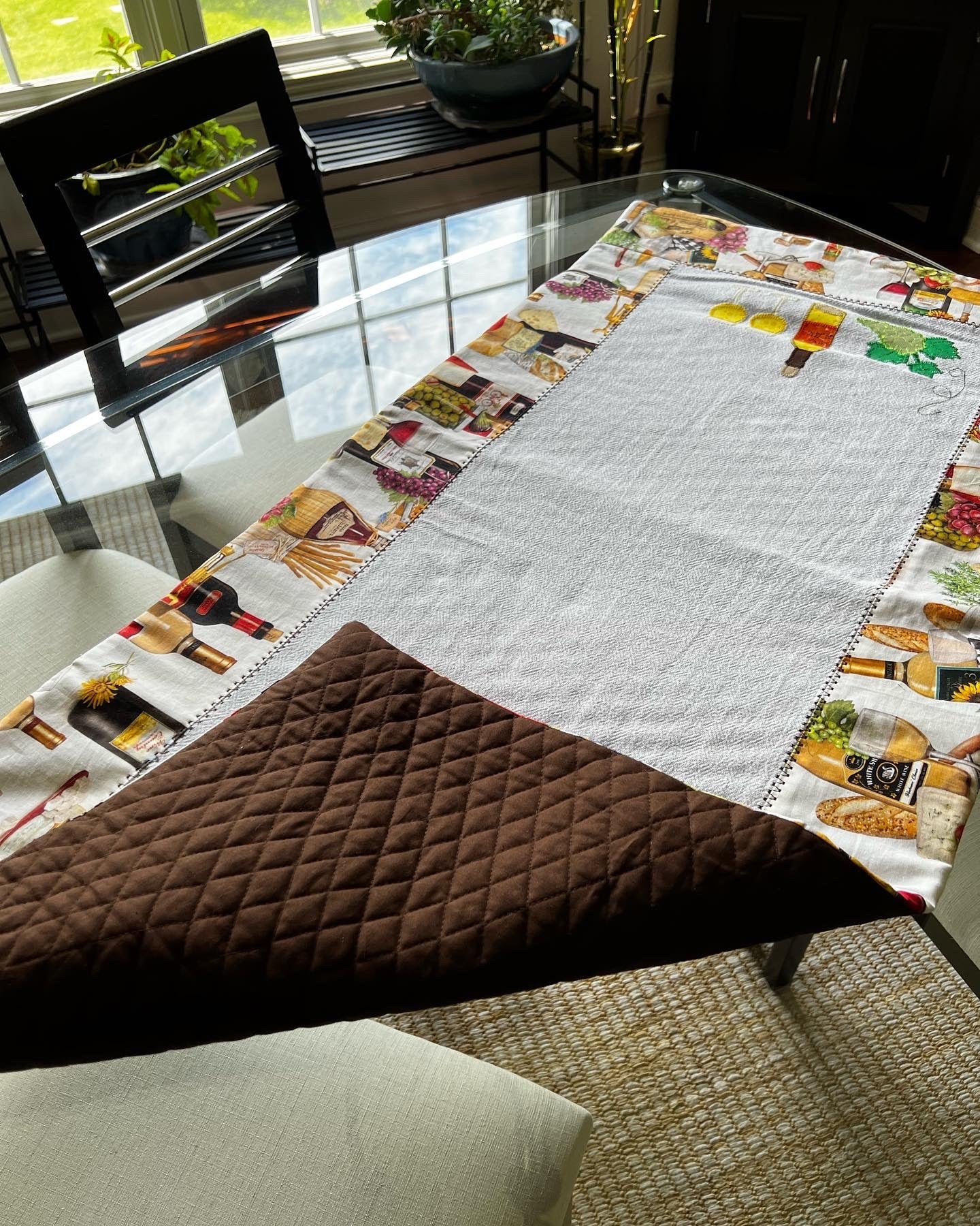 Wine Lovers Table Runner