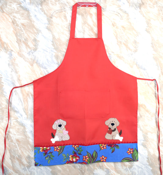 Adult Apron - Dog Lovers with pocket