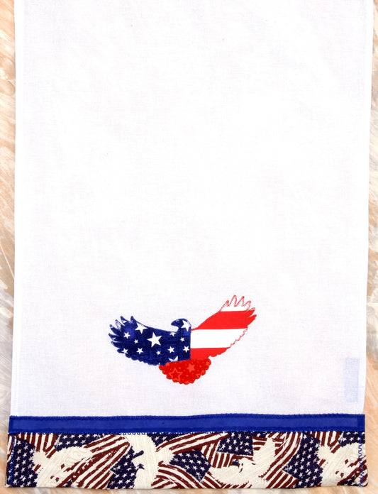 Tea Towel 4th of July Eagle Patriotic celebration