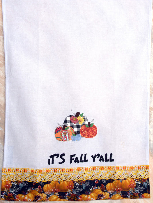 Tea Towel It's Fall Y'all