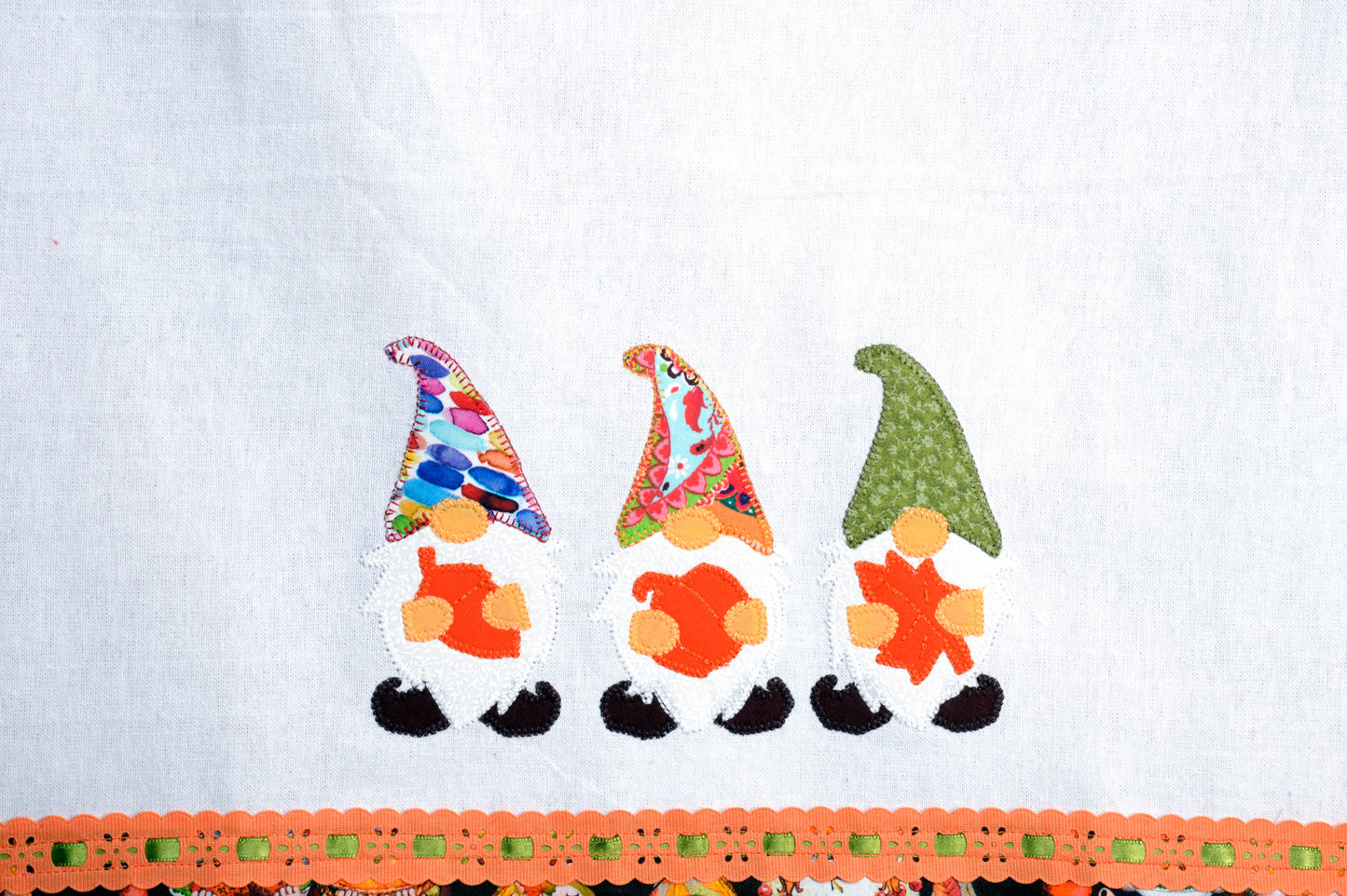 Tea Towel Happy Fall Gnomes