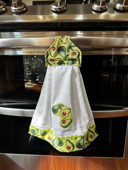 Hanging Towel - Avocados