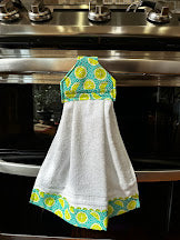 Hanging Towel - Lime Themed