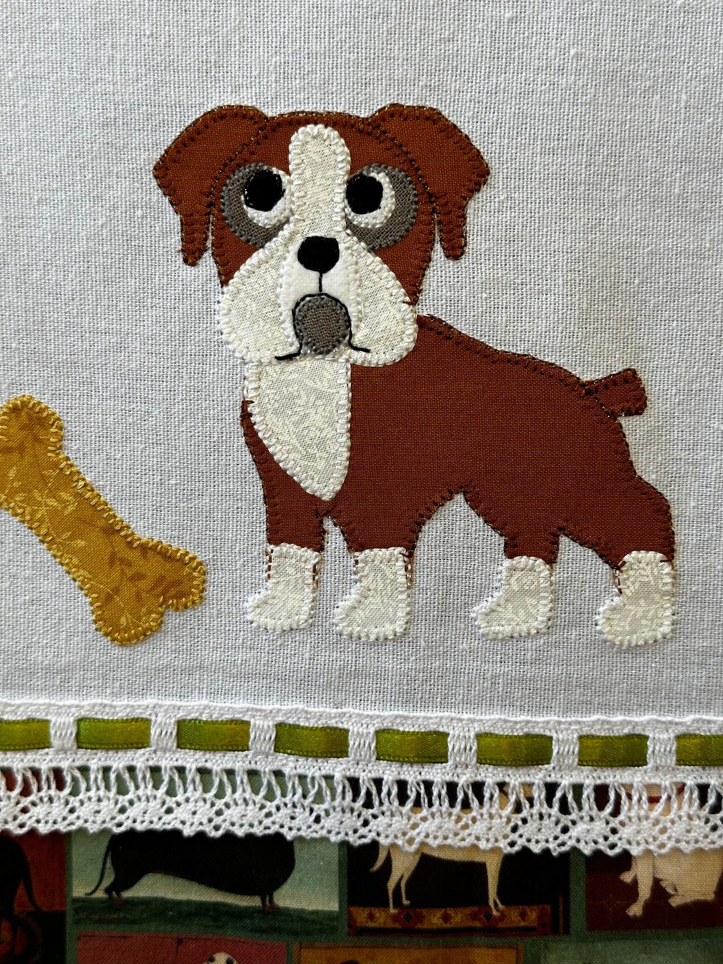 Tea Towel Bulldog