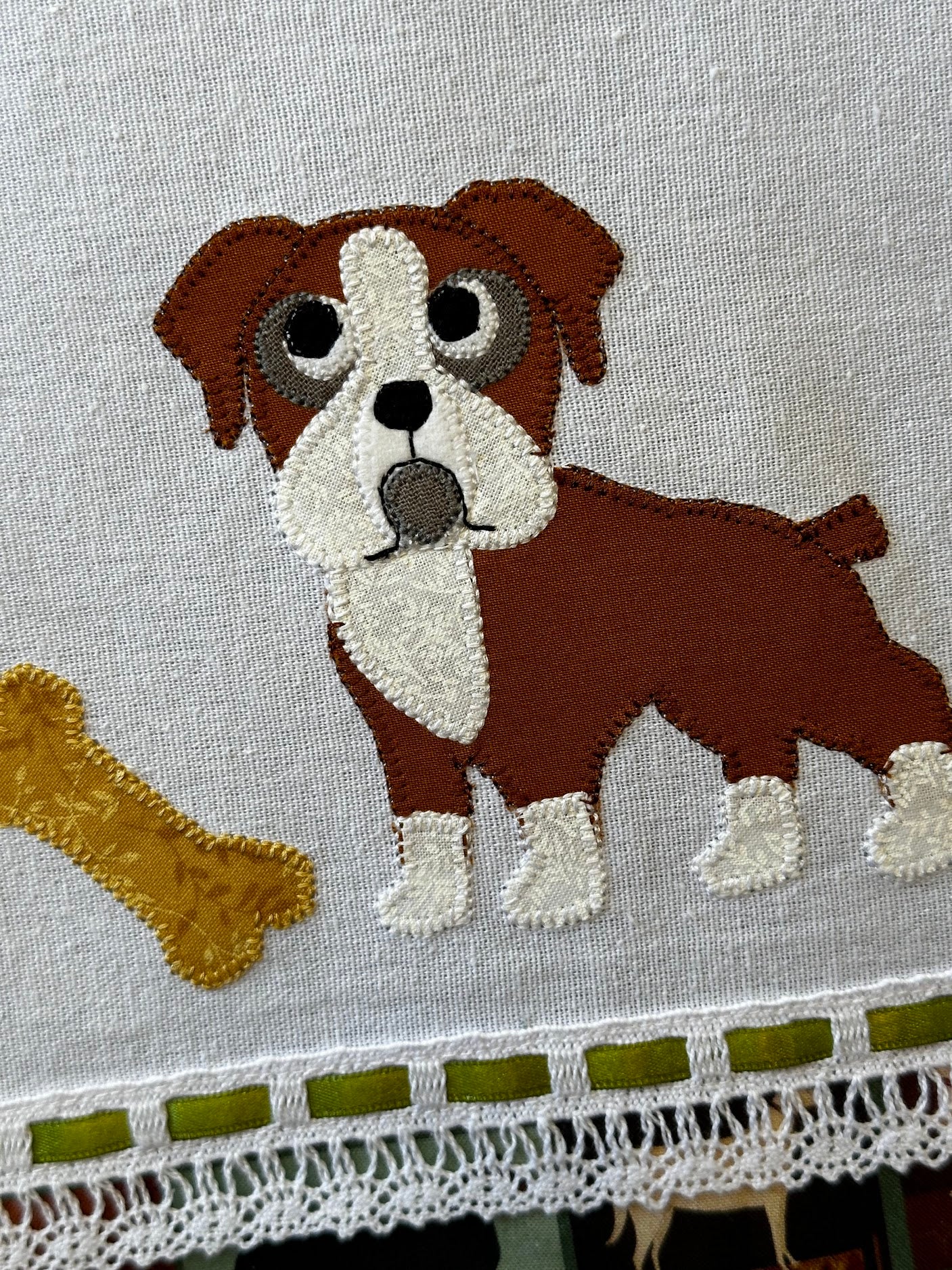 Tea Towel Bulldog