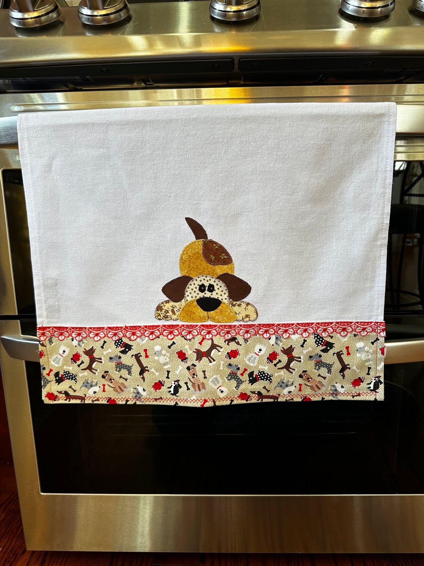 Tea Towel cute little dog