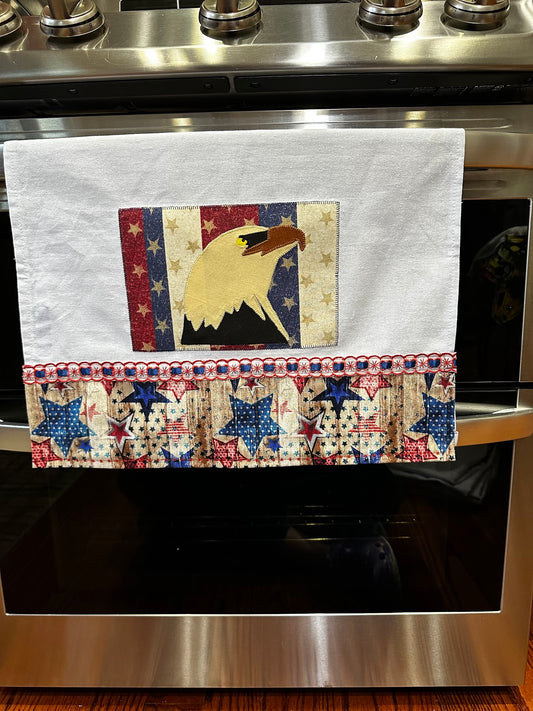 Tea Towel 4th of July Eagle Patriotic symbol celebration