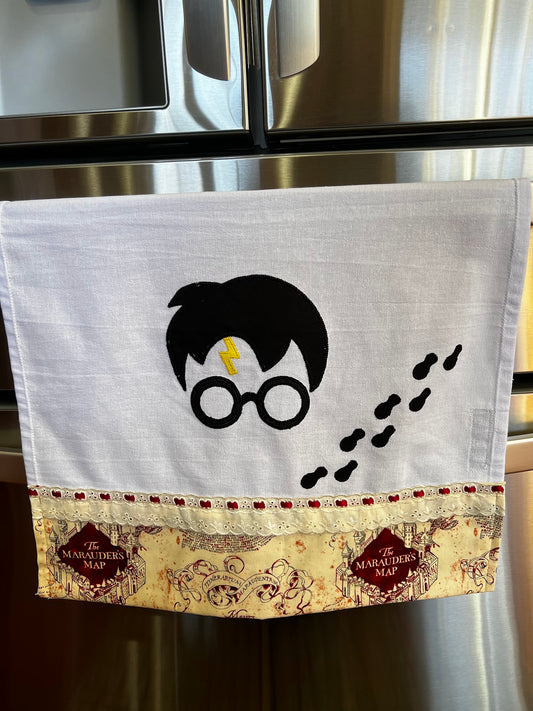 Tea Towel Harry Potter and Marauder's Map