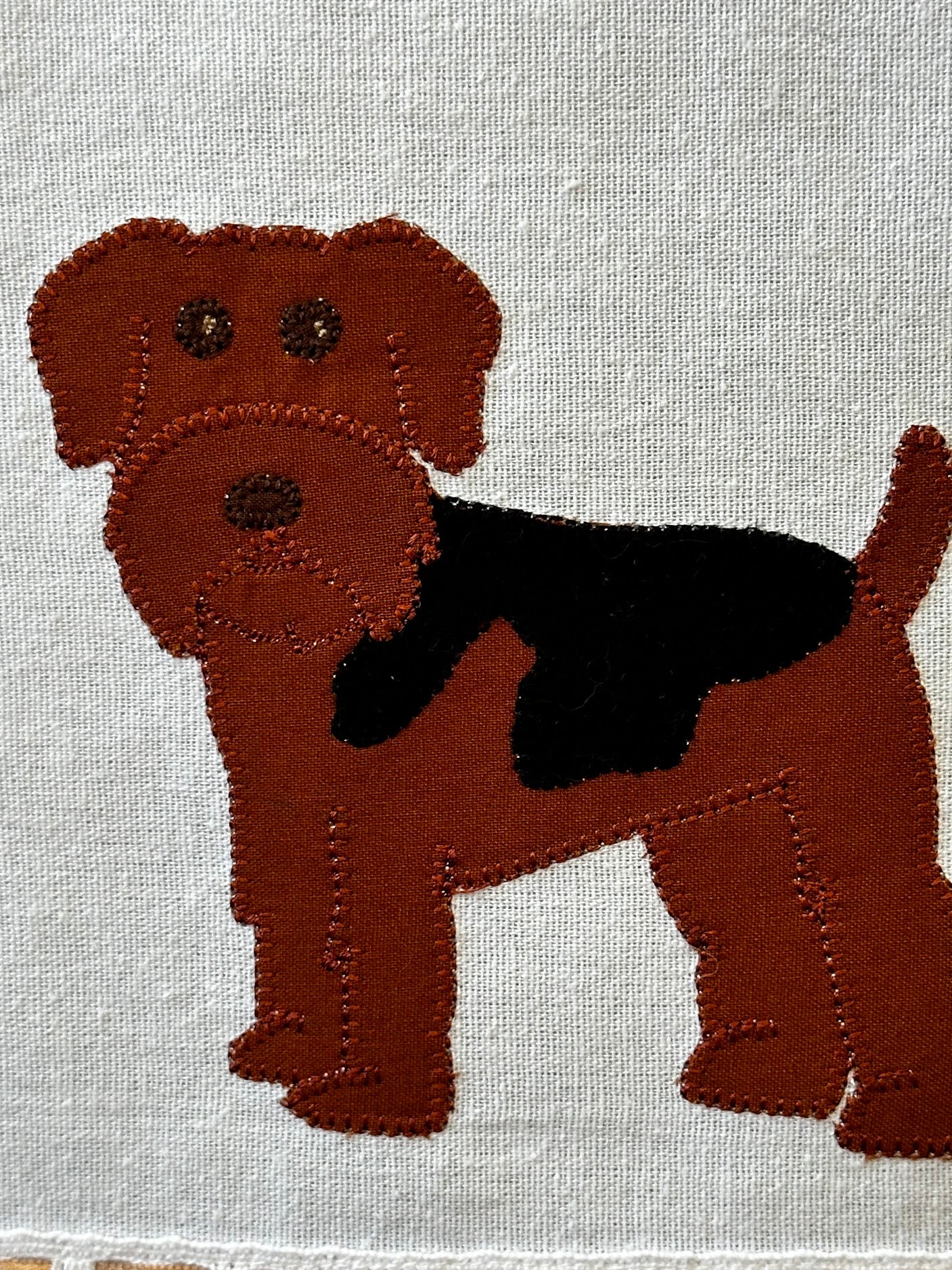 Tea Towel cute Terrier dog