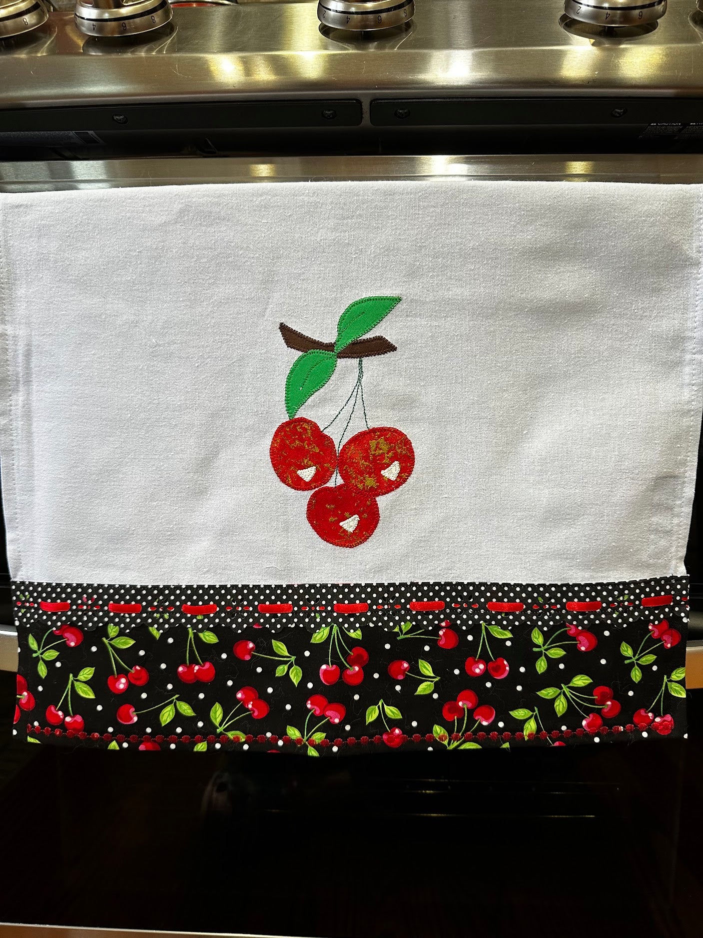 Tea Towel Cherries