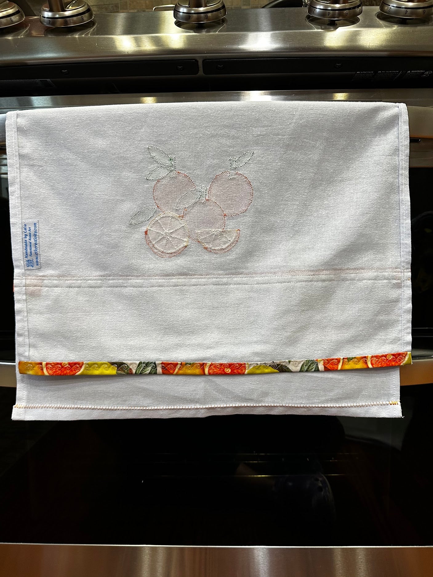 Tea Towel Delicious Oranges