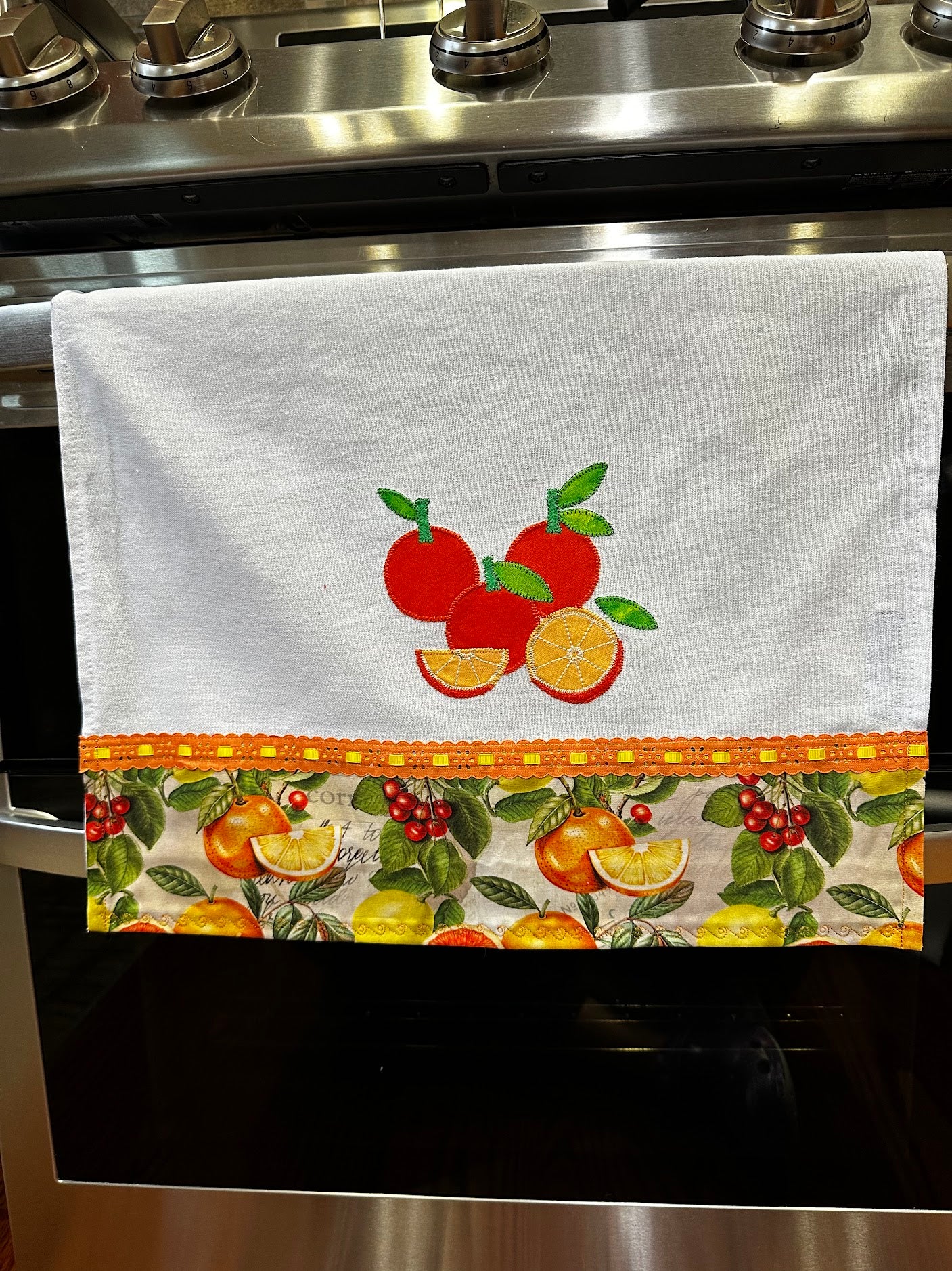 Tea Towel Delicious Oranges