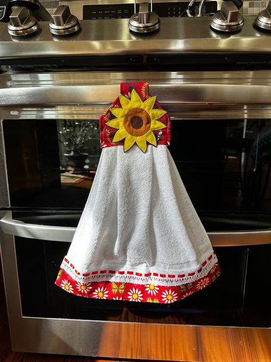 Hanging Towel - Sunflower Themed